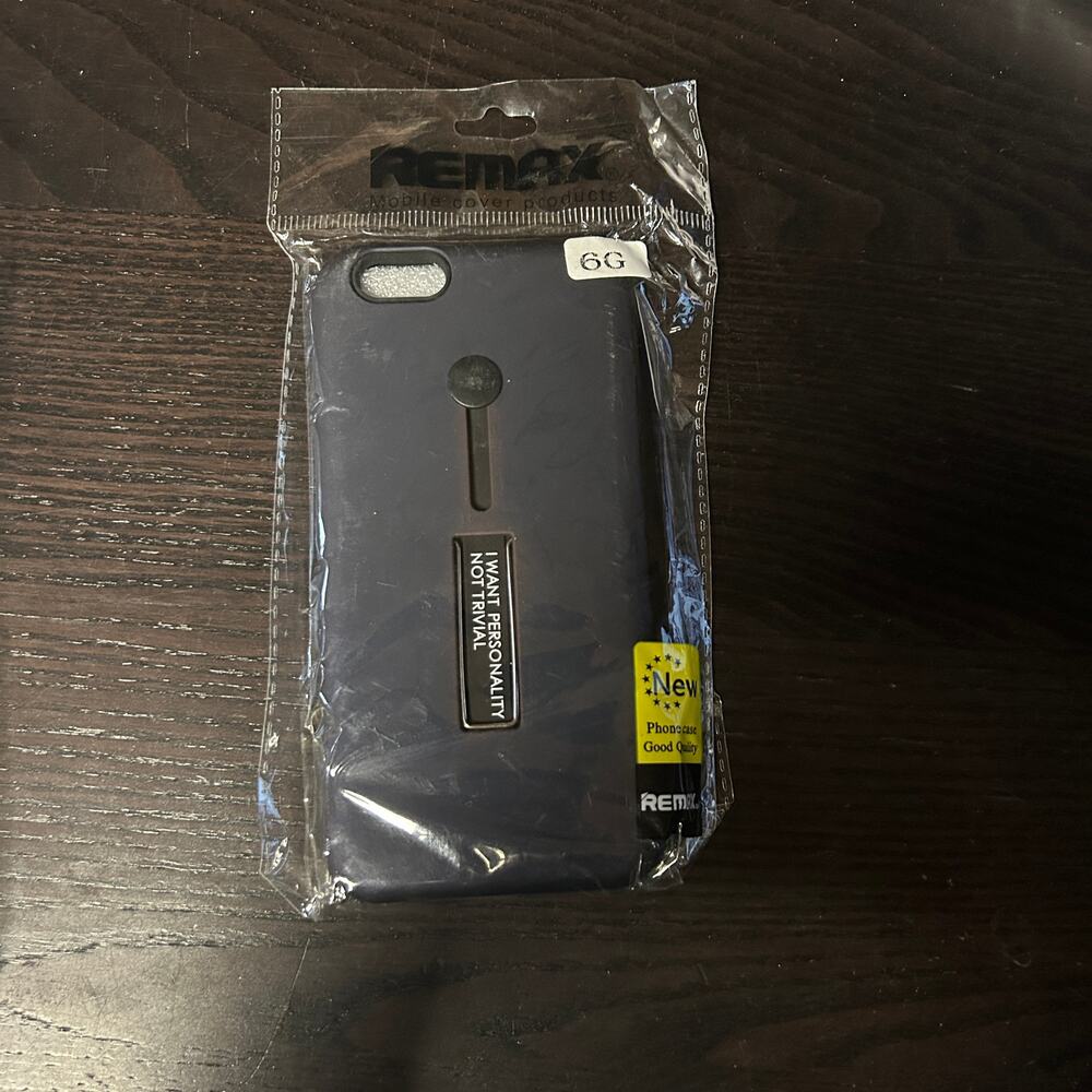 New Remax Navy Blue Iphone 6 6S Hard Shell Phone Case